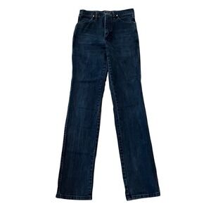 Wrangler Cowboy Cut Slim Fit Jeans Mens 30x36 Black Denim Western Rodeo 936WBK